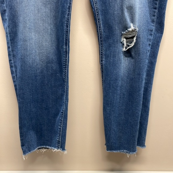 J. Crew Mercantile Skinny Jeans Raw Hem Style D401813 Size 35 - Picture 3 of 15